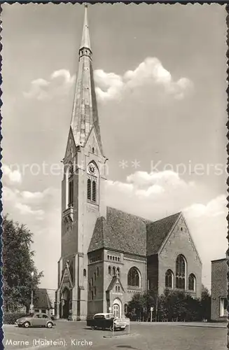 Marne Holstein Kirche Kat. Marne