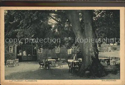 Klingberg Waldschaenke Garten Kat. Scharbeutz