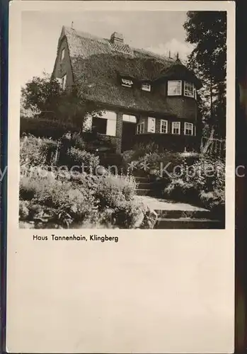 Klingberg Haus Tannenheim Kat. Scharbeutz