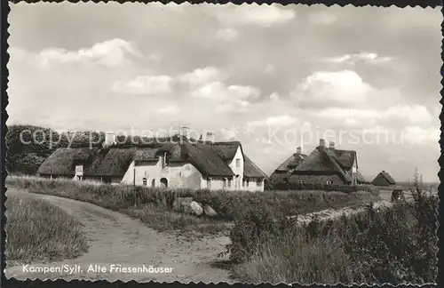 Kampen Sylt Alte Friesenhaeuser Kat. Kampen (Sylt)