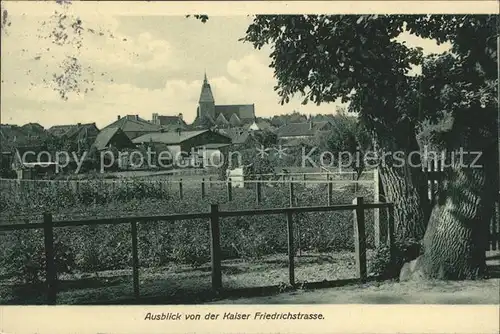 Moelln Lauenburg Blick von der Kaiser Friedrich Strasse Kat. Moelln