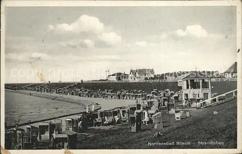 Buesum Nordseebad Strandleben Kat. Buesum