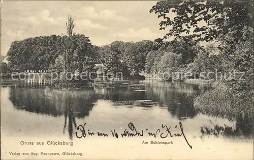 Gluecksburg Ostseebad Schlosspark Kat. Gluecksburg (Ostsee)