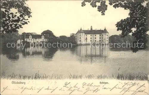 Gluecksburg Ostseebad Schloss Kat. Gluecksburg (Ostsee)