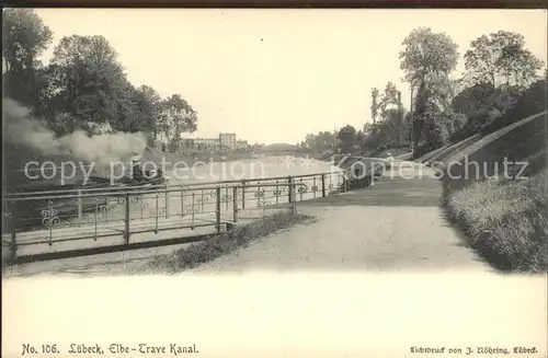 Luebeck Elbe  Trave Kanal Kat. Luebeck