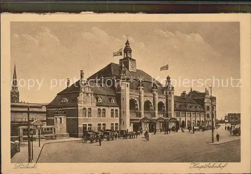 Luebeck Hauptbahnhof Kat. Luebeck