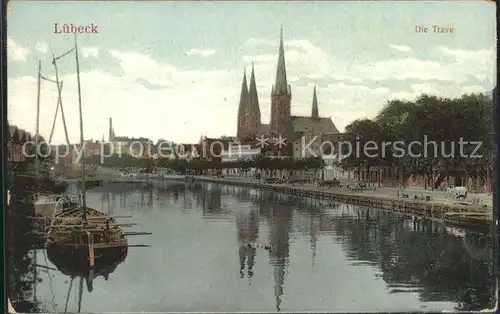 Luebeck Die Trave Kat. Luebeck