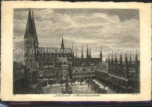 Luebeck Am Marktplatz Kat. Luebeck