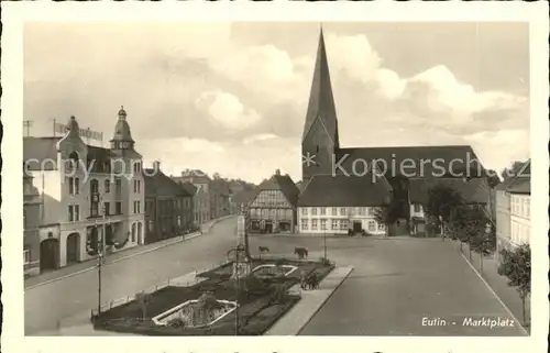 Eutin Marktplatz Kirche Kat. Eutin