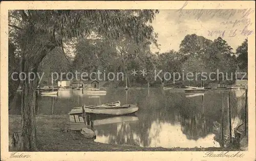 Eutin Stadtbucht Boote Kat. Eutin