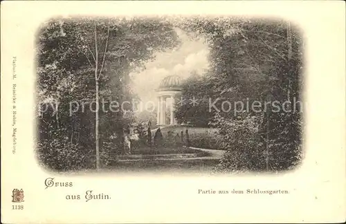 Eutin Partie im Schlossgarten Pavillon Kat. Eutin