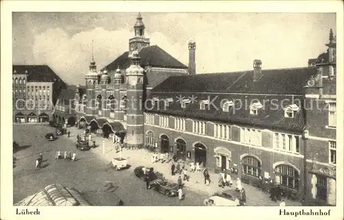 Luebeck Hauptbahnhof Kat. Luebeck