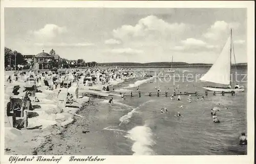 Niendorf Ostseebad Strandleben Kat. Timmendorfer Strand