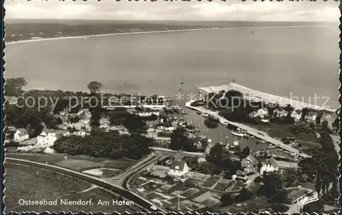 Niendorf Ostseebad Am Hafen Fliegeraufnahme Kat. Timmendorfer Strand