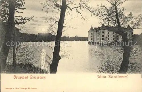 Gluecksburg Ostseebad Schloss Gluecksburg Abendstimmung Kat. Gluecksburg (Ostsee)