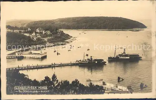 Gluecksburg Ostseebad Flensburger Foerde Gluecksburg Bucht Kat. Gluecksburg (Ostsee)