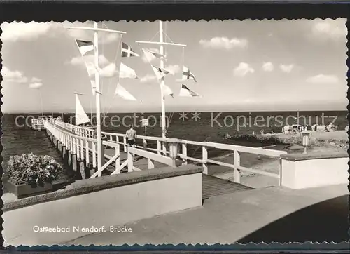 Niendorf Ostseebad Seebruecke Kat. Timmendorfer Strand