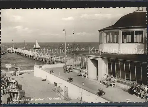 Niendorf Ostseebad Trinkhalle Seebruecke Kat. Timmendorfer Strand