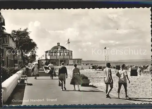 Niendorf Ostseebad Promenade Strand Trinkhalle Kat. Timmendorfer Strand