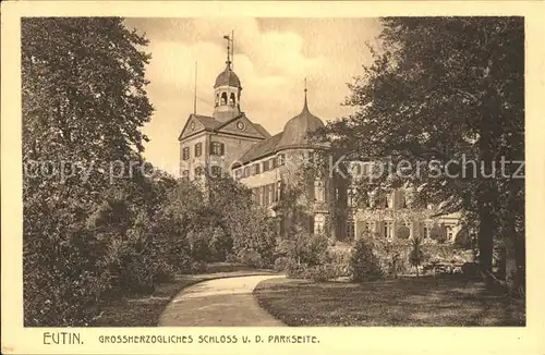 Eutin Grossherzogliches Schloss Park Kat. Eutin