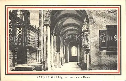 Ratzeburg Inneres Dom Kat. Ratzeburg