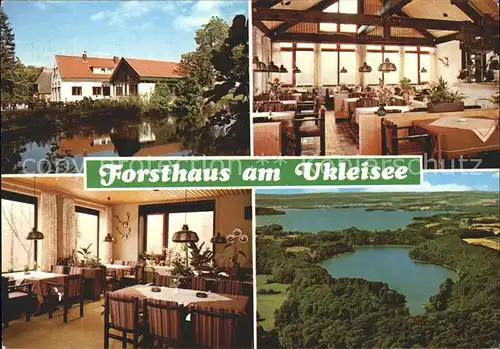 Sielbeck Holsteinische Schweiz Forsthaus Ukleisee  Kat. Eutin