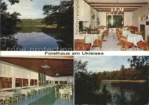 Sielbeck Holsteinische Schweiz Forsthaus Ukleisee Kat. Eutin