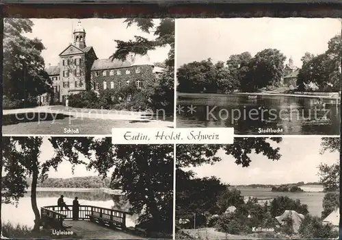 Eutin Schloss Stadtbucht Kellersee Ugleisee Kat. Eutin