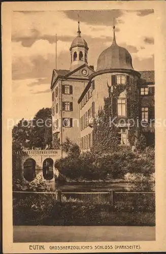 Eutin Grossherzogliches Schloss Parkseite Kat. Eutin