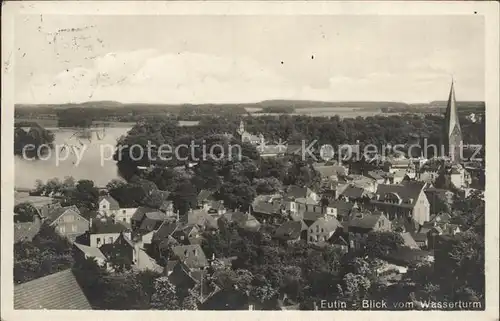 Eutin Blick vom Wasserturm Kat. Eutin