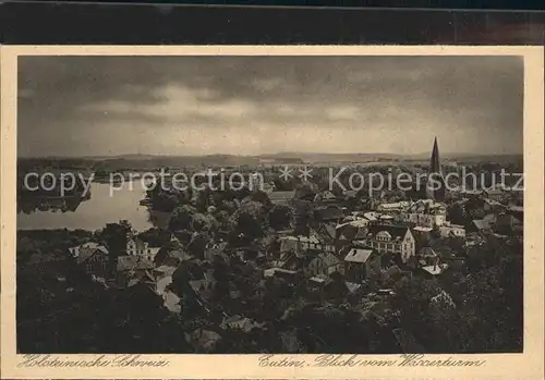 Eutin Blick vom Wasserturm Kat. Eutin