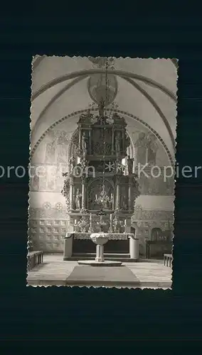 Neustadt Holstein Kirche Altar Kat. Neustadt in Holstein