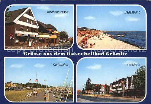 Groemitz Ostseebad Kirchenstrasse Strand Yachthafen  /  /
