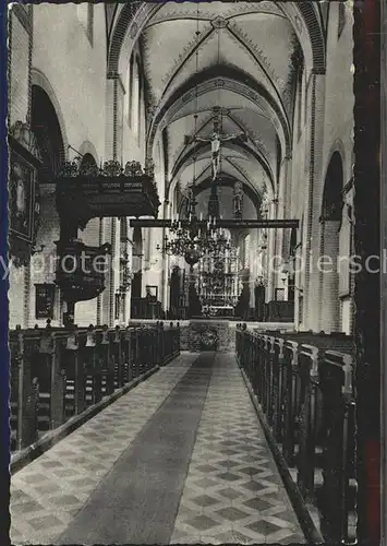 Ratzeburg Blick auf den hohen Chor im Dom Kat. Ratzeburg
