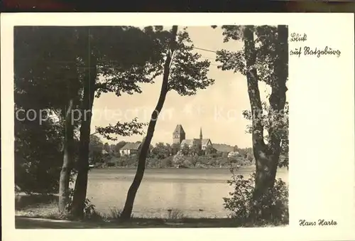 Ratzeburg Blick auf Ratzeburg Kat. Ratzeburg