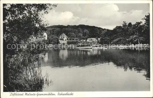 Malente Gremsmuehlen Diekseebucht Kat. Malente