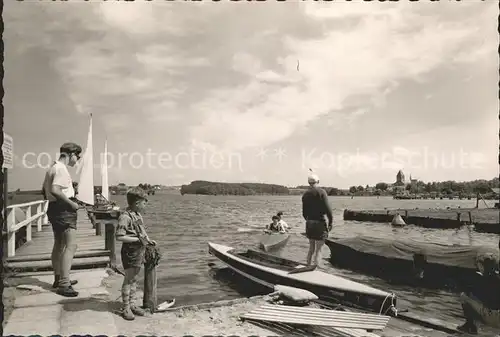 Ratzeburg Steg Boote Kat. Ratzeburg