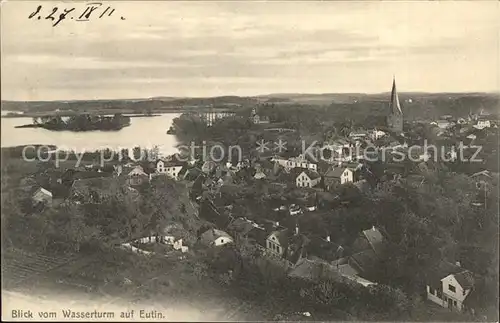 Eutin Blick vom Wasserturm Kat. Eutin