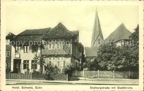 Eutin Stolbergstrasse Stadtkirche Kat. Eutin