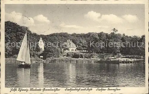 Malente Gremsmuehlen Diekseebucht Cafe Dieksee Terrassen Kat. Malente