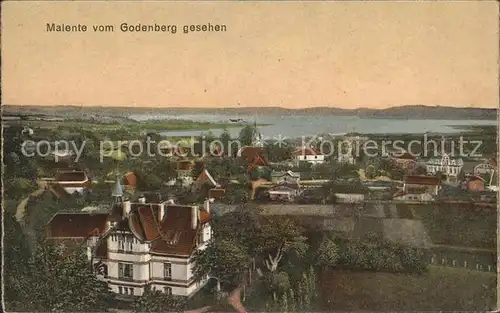 Malente Gremsmuehlen Blick vom Godenberg Kat. Malente