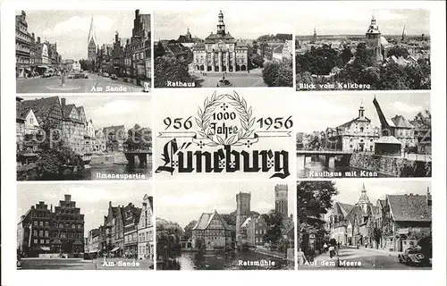 Lueneburg Kaufhaus Kran Ratsmuehle Ilmenau Kat. Lueneburg