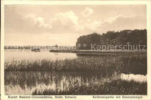 Malente Gremsmuehlen Kellersee Sonnentempel Kat. Malente