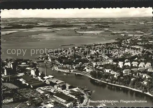 Neustadt Holstein Fliegeraufnahme Kat. Neustadt in Holstein