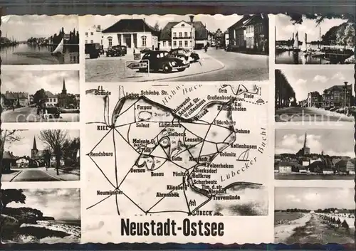 Neustadt Holstein Strand Karte Kat. Neustadt in Holstein