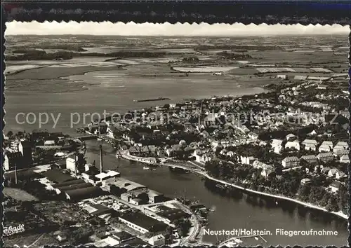 Neustadt Holstein Fliegeraufnahme Kat. Neustadt in Holstein