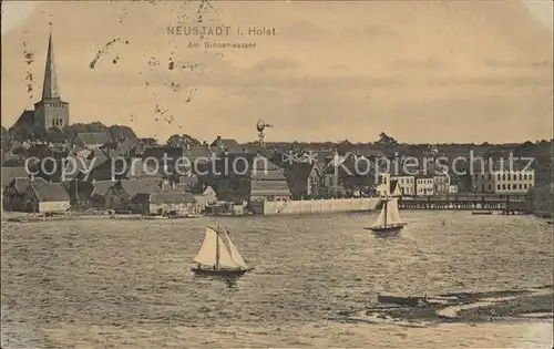 Neustadt Holstein Binnenwasser Kat. Neustadt in Holstein