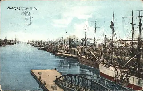 Bremen Freihafen Segelschiffe Kat. Bremen