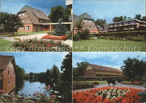 Egestorf Nordheide Hotel Restaurant Hof Sudermuehlen Teilansichten Kat. Egestorf