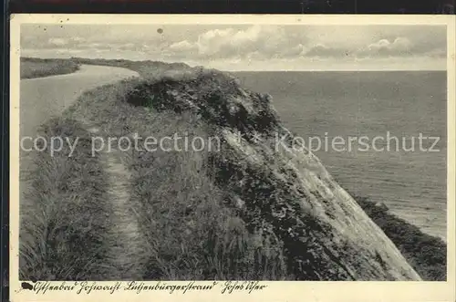 Hohwacht Ostseebad Luetjenburger Strand Hohes Ufer